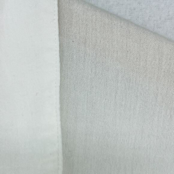 EILEEN FISHER Top S Cotton Woven Jersey Panels Shirt Button Up Long Sleeve White - Picture 9 of 13